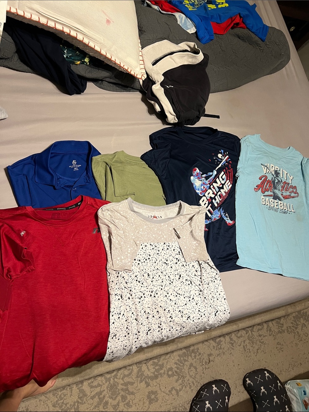 Bundle of boys shirts